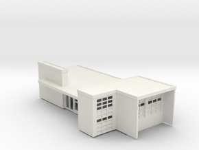 'N Scale' - Train Station in White Natural Versatile Plastic