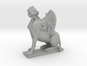 Greek Sphinx of Thebes and Oedipus 0.625"_X1 in Aluminum