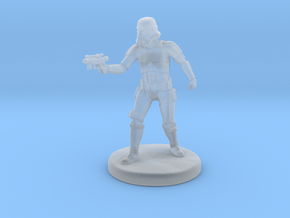 Storm Trooper Mini figure 001 in Smooth Fine Detail Plastic