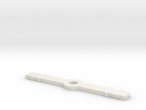 SR&RL Archbar bolster-45mm 1:20 F scale in White Natural Versatile Plastic