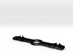 SR&RL Archbar spring-plank-45mm 1:20 in Matte Black Steel