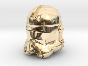 Echo- Season 7 Helmet | CCBS Scale in 14K Yellow Gold