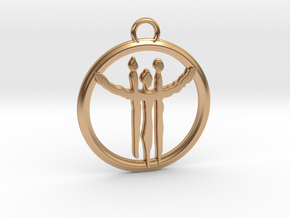 Formless Oedon Pendant in Polished Bronze