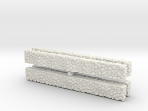 Stone Wall (x4) 1/200 in White Natural Versatile Plastic