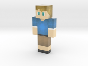 non faceless arby | Minecraft toy in Glossy Full Color Sandstone