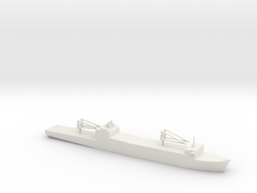 1/1250 Scale USNS Algol T-AKR-287 Class RORO in White Natural Versatile Plastic