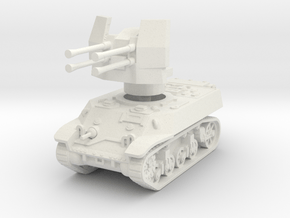 M3A3 with Flakvierling 38 1/64 in White Natural Versatile Plastic