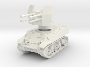 M3A3 with Flakvierling 38 1/48 in White Natural Versatile Plastic
