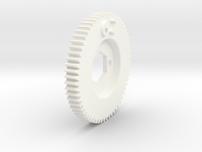 Metric - Spur gear 0.5M 62T 20PA 4.0FW  Venom GPV1 in White Processed Versatile Plastic