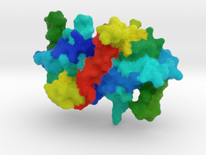 CoVID-19 NSP9 Replicase in Natural Full Color Sandstone