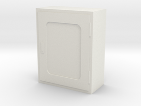 Fire Hose Box 1/12 in White Natural Versatile Plastic