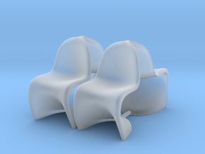 Chair 11. 1:48 Scale in Smooth Fine Detail Plastic
