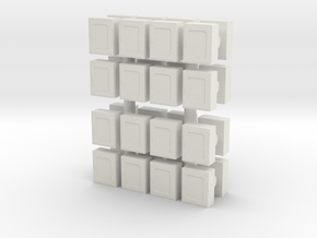 Fire Hose Box (x32) 1/144 in White Natural Versatile Plastic
