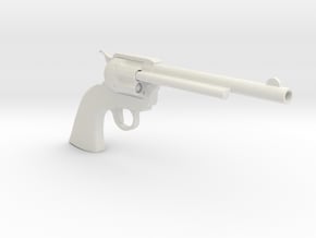 1/4th scale Colt Peacemaker in White Natural Versatile Plastic