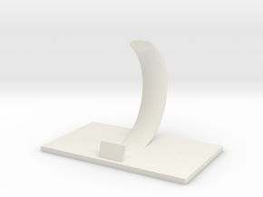 Tablet Holder3 in White Natural Versatile Plastic