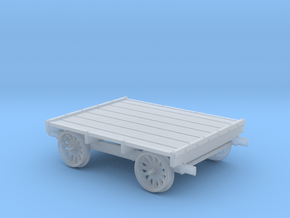 S Scale Sheffield No 4 Standard Gauge Pushcar in Smooth Fine Detail Plastic