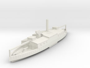 1/600 USS Commodore Morris in White Natural Versatile Plastic