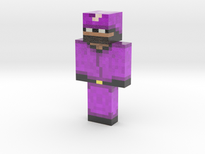 Unicorn_Mann | Minecraft toy in Glossy Full Color Sandstone