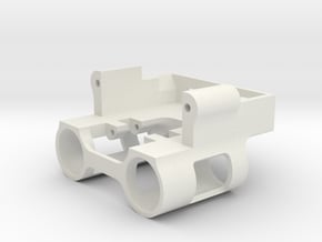 SCX24 Weighted Servo Mount in White Natural Versatile Plastic