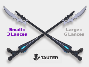 Eldar Glimmer Lances: Set 7 in Tan Fine Detail Plastic: Small