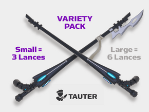 Eldar Glimmer Lances: Variety Pack in Tan Fine Detail Plastic: Small