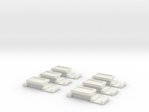 Battery Latch in White Natural Versatile Plastic