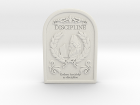 Resident Evil 0: Discipline tablet in White Natural Versatile Plastic