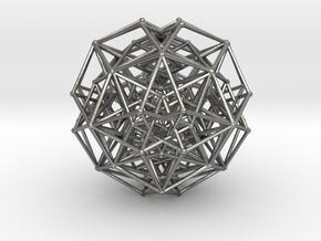 Tesseract in Natural Silver