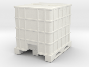 IBC Container Tank 1/72 in White Natural Versatile Plastic