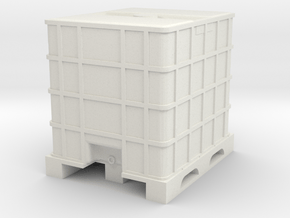 IBC Container Tank 1/43 in White Natural Versatile Plastic