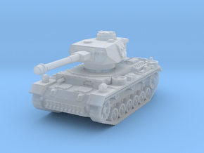Panzer III K (Pz IV Turret) 1/144 in Smooth Fine Detail Plastic