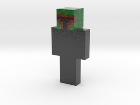 NDRMAN04 | Minecraft toy in Glossy Full Color Sandstone
