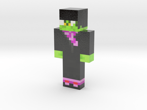 NeonLlamaFace | Minecraft toy in Glossy Full Color Sandstone