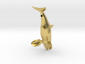 Orca-Male-Hollow in Polished Brass