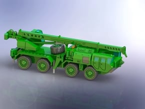 MAZ 6571 Heavy Mobile Crane 1/144 in Tan Fine Detail Plastic