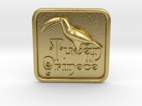 Tucan-Pltsdfkdjreee in Natural Brass