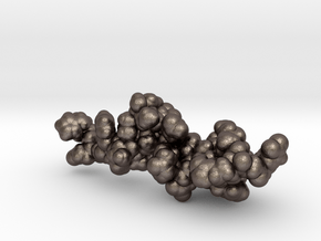 Semaglutide (Metals) in Polished Bronzed-Silver Steel: Small