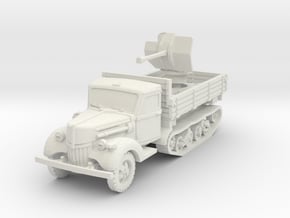 Ford V3000 Maultier Flak 38 early 1/72 in White Natural Versatile Plastic