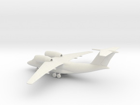 Antonov An-74 Coaler in White Natural Versatile Plastic: 1:160 - N