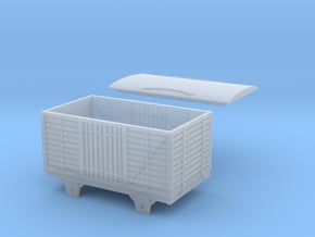 Broad Gauge Van (N Scale) in Tan Fine Detail Plastic