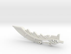 SID_W24 MuffinToa Blade Bionicle in White Natural Versatile Plastic