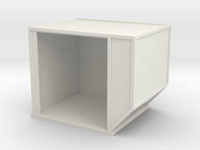 AKE Air Container (open) 1/12 in White Natural Versatile Plastic