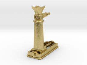 7CR003 Cambrian Railways Screw Jack (7mm) in Natural Brass