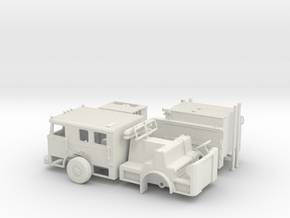 1/87 LA(ish) Seagrave Engine Rollup doors V2 in White Natural Versatile Plastic