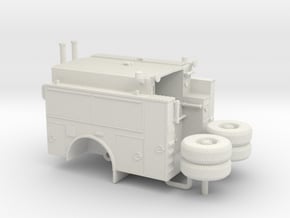 1/87 LA(ish) Engine Body Rollup doors V2 in White Natural Versatile Plastic