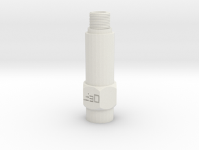 MCX MPX 62mm Barrel Extension (14mm+) in White Natural Versatile Plastic