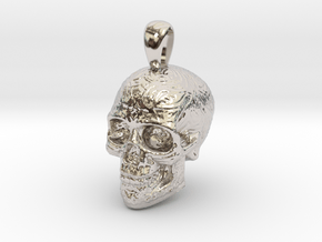 Skull Pendant in Platinum