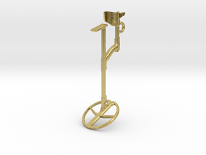XP Deus Pendant / Hanger 5 cm high in Natural Brass