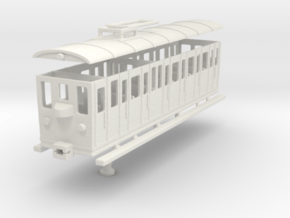 wengernalpbahn person wagon coach h0e b 22 in Tan Fine Detail Plastic