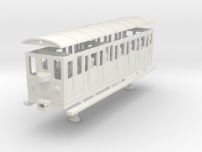 wengernalpbahn person wagon coach h0e b 22 in White Natural Versatile Plastic